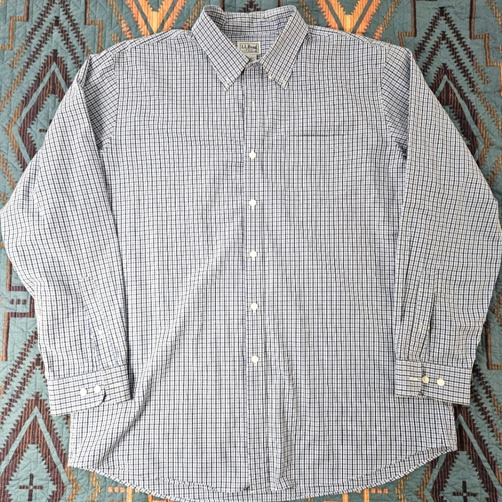 LL BEAN Button Down dress‎ shirt